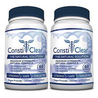 ConstiClear - #1 100% Natural Constipation Relief Supplement - Treats The Underlying Causes of Constipation & Supports Healthy Gut Flora for Long-Term Prevention - 100% Money Back - 2 Bottles Supply