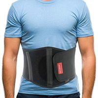 ORTONYX Ergonomic Umbilical Hernia Belt for Women and Men - Abdominal Support Binder with Compression Pad - Navel Ventral Epigastric Incisional and Belly Button Hernias Surgery Brace - OX353-S/M