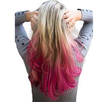 Arrowsy Summer Colorful Wig High Temperature Silk Rose Mesh Breathable and Comfortable