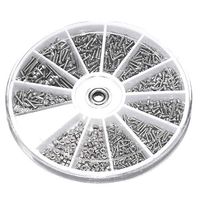 MTGATHER 1000 Assortment Tiny Eyeglass Sun Glasses Spectacles Screw Set Repair Tool Kit with A Plastic Case Hot Sale