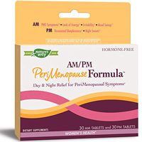 Nature's Way AM/PM PeriMenopause Formula Hormone-Free Day & Night Relief, 30AM & 30PM Tablets (Packaging May Vary)