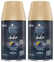 Glade Automatic Spray Refill - Limited Edition Holiday Collection - Deep Amber Hills - Net Wt. 6.2 OZ (175 g) Per Refill Can - Pack of 2 Refill Cans