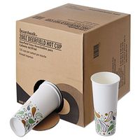 Boardwalk DEER20HCUPOP Convenience Pack Paper Hot Cups, 20 oz, Deerfield Print, 135/Carton