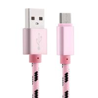 Type C Cable, Gotd 2M 2A Braided Aluminum USB-C USB 3.1 Type C Data&Sync Faster Charger Cable Cord For Google Pixel XL (Rose Gold)