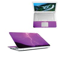 MightySkins Skin Compatible with HP Chromebook 14" (2018) - Purple Lightning | Protective, Durable, and Unique Vinyl Decal wrap Cover | Easy to Apply, Remove, and Change Styles | Made in The USA