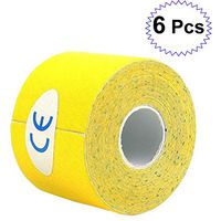ROSENICE Kinesiology Tape Set Therapeutic Sports Physio Therapeutic 500x2.5cm 6pcs