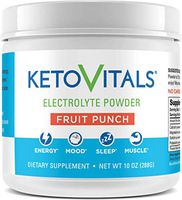 Keto Vitals Electrolyte Powder | Keto Friendly Electrolytes with Potassium, Magnesium, Sodium & Calcium | Keto Electrolytes Supplement Energy Drink Mix | Zero Calorie | Zero Carb | Sugar Free