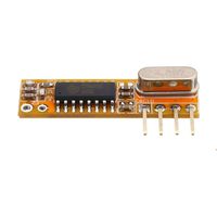 HDHUA Modification Accessories 5pcs RXB12 433Mhz Superheterodyne Receiver Board Wireless Receiver Module High Sensitivity