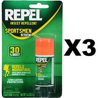 Repel 94119-1 Sportsmen Insect Repellent Stick, 1-Ounce, Pack of 3 (PACK OF 3)