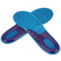 Dioche Sports Shoe Pads, Unisex Silicone Soft Anti-Shock Insoles Foot Protector for Men Women (1pair)(S 33-37)