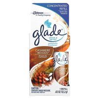 6 X Glade Sense & Spray Refill, Cashmere Woods 0.43 oz