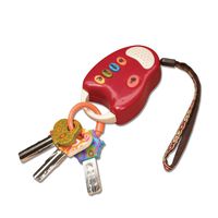 B. toys - FunKeys Toy - Funky Toy Keys for Toddlers and Babies - Toy Car Keys and Red remote with Light and Sounds - Non-Toxic