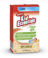 BOOST KID ESSENTIALS, W/FIBER, 1.5 CAL, VANILLA, 8 OZ, 27/CS