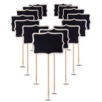 AUSTOR 14 Pcs Mini Chalkboard Stake, 3.15 x 2.36 Inch