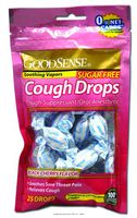 Sugar-free Black Cherry Cough Drops, Cough Drops Sgrfr Blk Chry 25, (1 EACH, 1 EACH)