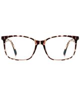ANRRI Blue Light Blocking Computer Glasses, Anti Eyestrain UV Filter Lens Lightweight Frame Eyeglasses, Transparent(Leopard)