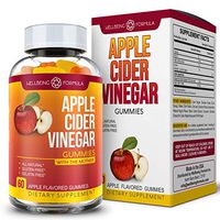 Pure Apple Cider Vinegar Gummies with Ginger-Raw Unfiltered ACV with The Mother-Best Alternative to Apple Cider Vinegar Capsules, ACV Pills, Tablets-Detox and Cleanse-Support Immunity (60 ACV Gummies)