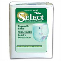 Select Fitted Briefs by Tranquility Size Small Case/100 (10 bags of 10)