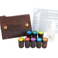 Essential Oil Pocket Doctor 1 Keychain Kit w/Frankincense, Oregano, Tea Tree, Lemon, Lavender, Peppermint, Eucalyptus, Lemongrass in (8) 2ml Drams by Davina