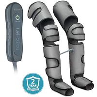 Leg Massager for Circulation & Relaxation for Home Use - Massage Legs, Calf, Foot, Thighs, Knees – Battery Powered SCD Boot for Restless Leg, Muscle Pain with Controller + Gel Facial Mask