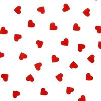 Red Hearts on White Tissue Paper #297 - Valentine's Day - Wedding 10 Lg. Sheets