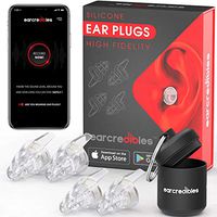 High Fidelity Silicone Ear Plugs - 2 Pairs - for Noise Reduction & Hearing Protection - Reusable Ear Plugs with Aluminum Carry Case - Perfect for Musicians, Concerts, Motorcycles and Loud Noise