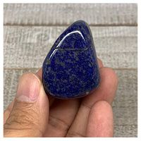 49.6g, 1.5"x1.2"x1.1", Natural Untreated Small Lapis Lazuli Tumbled Glassy Polished Gemstone, Freeform, Metaphysical, Healing Stone, F2864