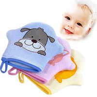 Per Baby Bath Glove Foam Sponge Shower Brush Animal Modeling Rub Towel Ball for Baby Children Scrub&Wash (3pcs)