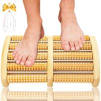 Christmas Gifts, Dual Foot Massager Roller, Massage Gifts for Women, Men, Dad, Mom, Grandma, Grandpa, Relaxation Foot Pain, Plantar Fasciitis, Stress Relief, Original Shiatsu Acupressure/Relax Gift
