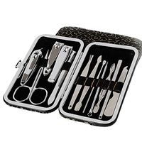 Saygogo Nail Scissors Kit, Stainless Steel Pedicure Kit,for Manicure, Eyebrows, Dead Skin, etc, 12 Pieces Per Set, Compliant with Daily Use at Home, Travel