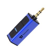 TekHome Bluetooth Aux Adapter | Bluetooth Auxiliary Adapter for Car | Aux to Bluetooth 5.0 Receiver | 3.5mm Mini Bluetooth Receiver for Home Stereo | Bluetooth Headphone Jack | Blue.