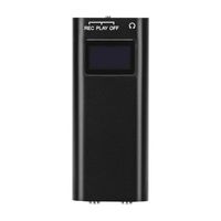 Tebatu Q25 Digital Recorder Voice Hidden Activated Listening Device 8GB Dictaphone MP3 Player