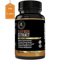 iPro Supplements Pure Saffron Extract - 120 Capsules for Eye Health Depression All Natural Pills Appetite Suppressant Weight Loss Boost Metabolism Macular Degeneration Mood Energy Booster