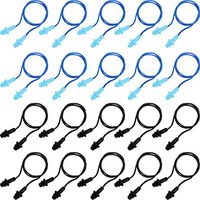 20 Pairs Corded Ear Plugs Reusable Silicone Earplugs Sleep Noise Cancelling for Hearing Protection (Color 3)