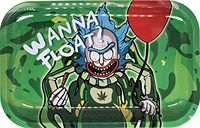 Smoke Arsenal Premium Small Rolling Tray"Wanna Float?" 7" x 11"