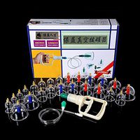24 Cups Vacuum Magnetic Cupping Sets Home Care Medical Thickened Apparatus Traditional Chinese Medicine Medical Suction Therapy