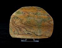Picture Jasper - Large Polished Slice with Stand - SLICE003