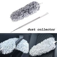 Pstars Cleaning Dust, Retractable Microfiber Dust Collector Cobweb Duster Fine Fiber Duster for Ceiling Fan Window Car Cleaning