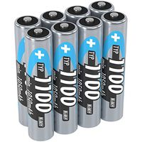 ANSMANN AAA Rechargeable Batteries 1100mAh high-Capacity high-Rate Rechargeable NiMH AAA Battery for Flashlight etc. (8-Pack) (5035232-590)