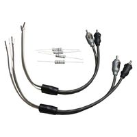 Massive Audio UW-1 RCA Line Output Converter - Male RCA Converter Cable for Car Audio Amplifiers. Enables High Level Input and Auto Turn On (ATO) Features.