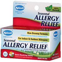 Hyland's, Seasonal Allergy Relief, 60 Quick-Dissolving Tablets - 2pc
