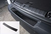 Nicebee Black Rear Bumper Liftgate Scuff Plate Protector Guard Cover Trim Stainless Steel For Jeep Renegade 2015 UP