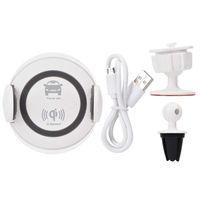 Wireless Charger, Universal Qi Standard Wireless Phone Holder Stand Charger DC5V 2A for Car, Wireless & Limitless Adjustable to Fit Various Kinds of Phones