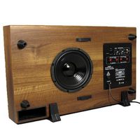 Theater Solutions SUB8SM Slim Subwoofer (Mahogany)