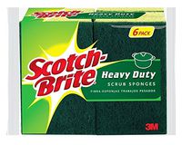 Scotch-Brite Heavy Duty Scrub Sponge, 18 Sponges (3 x 6 Count Packages)