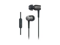 SONY h.ear in canal type earphone High-Resolution sound with Remote control, Microphone ,charcoal black MDR-EX750AP / B