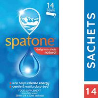 Nelsons Spatone 100% Natural Iron Supplement For Everyone Over the Age Two 14 Sachets
