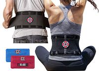 Old Bones Therapy Back Braces (Back Brace + Gel Packs, XS, Fits < 27 Inches)