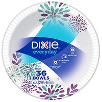Dixie Everyday Paper Lunch Bowls, 10 oz, 36 Count