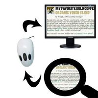 Electronic Digital Magnifier Visual/Reading Aide for TV